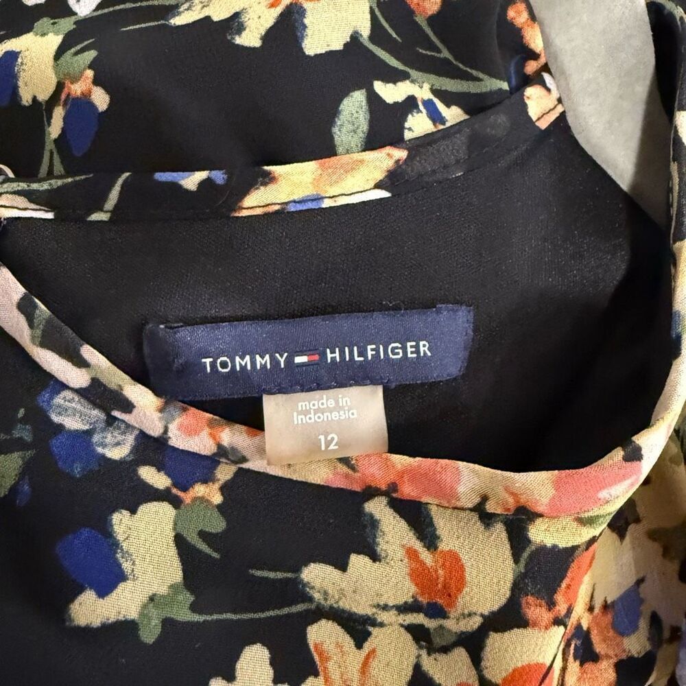 Tommy Hilfiger floral flowy dress size 12 - Picture 4 of 4